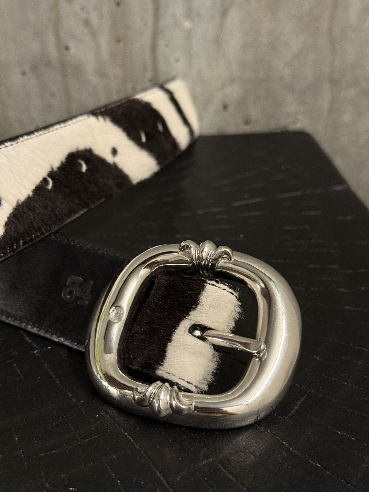 Chrome Hearts Chrome Hearts Green Patches Zebra Gunslinger Belt Size 34 - 4 Thumbnail