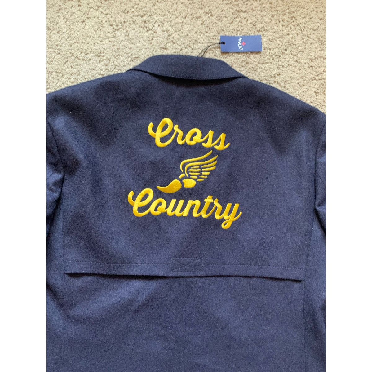 Noah NOAH CROSS COUNTY EMBROIDERED LOGO BLAZER JACKET Size 40R - 3 Thumbnail