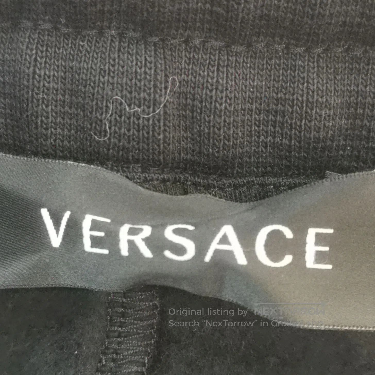Versace Versace XL Cotton Letter Logo Track Pants. Size US XL / EU 56 / 4 - 4 Thumbnail