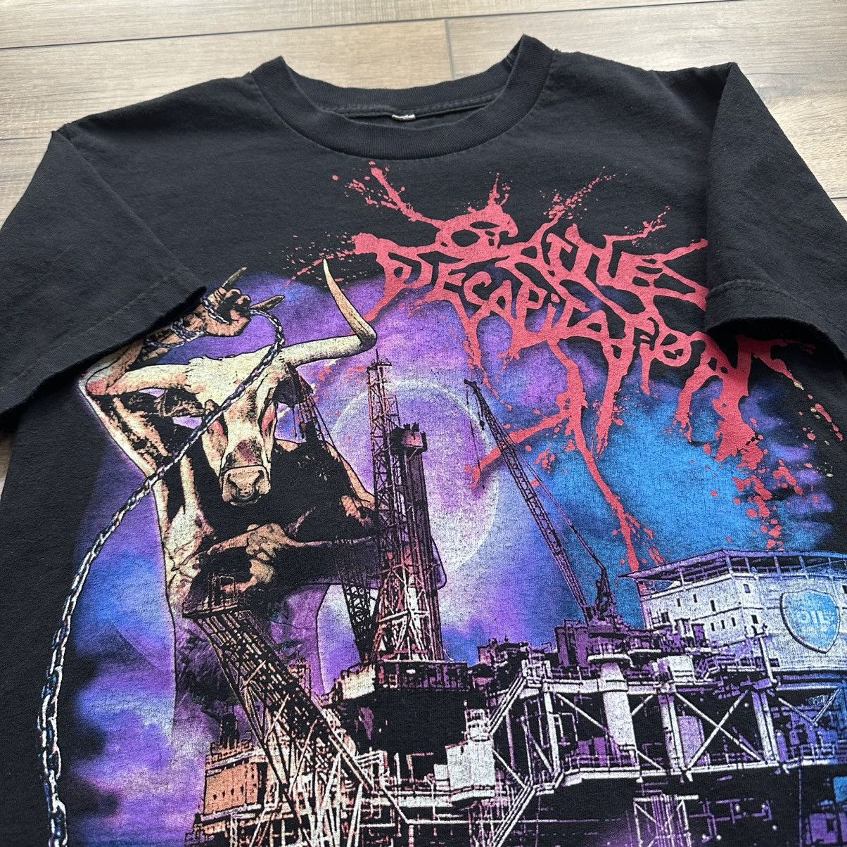 Other Y2K Cattle Decapitation Death Metal Graphic Band Tee Size US M / EU 48-50 / 2 - 7 Thumbnail