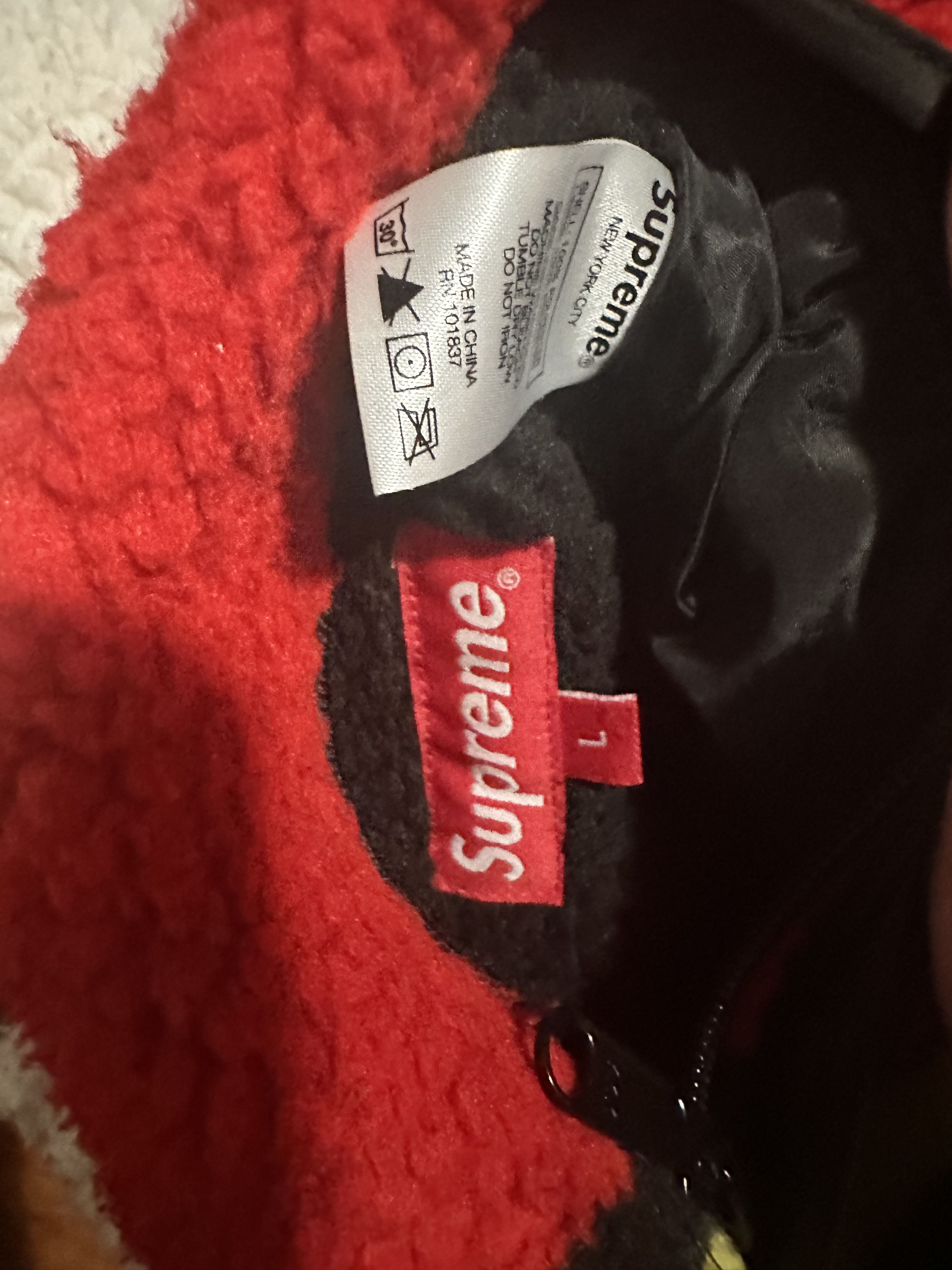 Supreme Supreme Reversible Colorblocked Fleece Jacket FW20 | Grailed