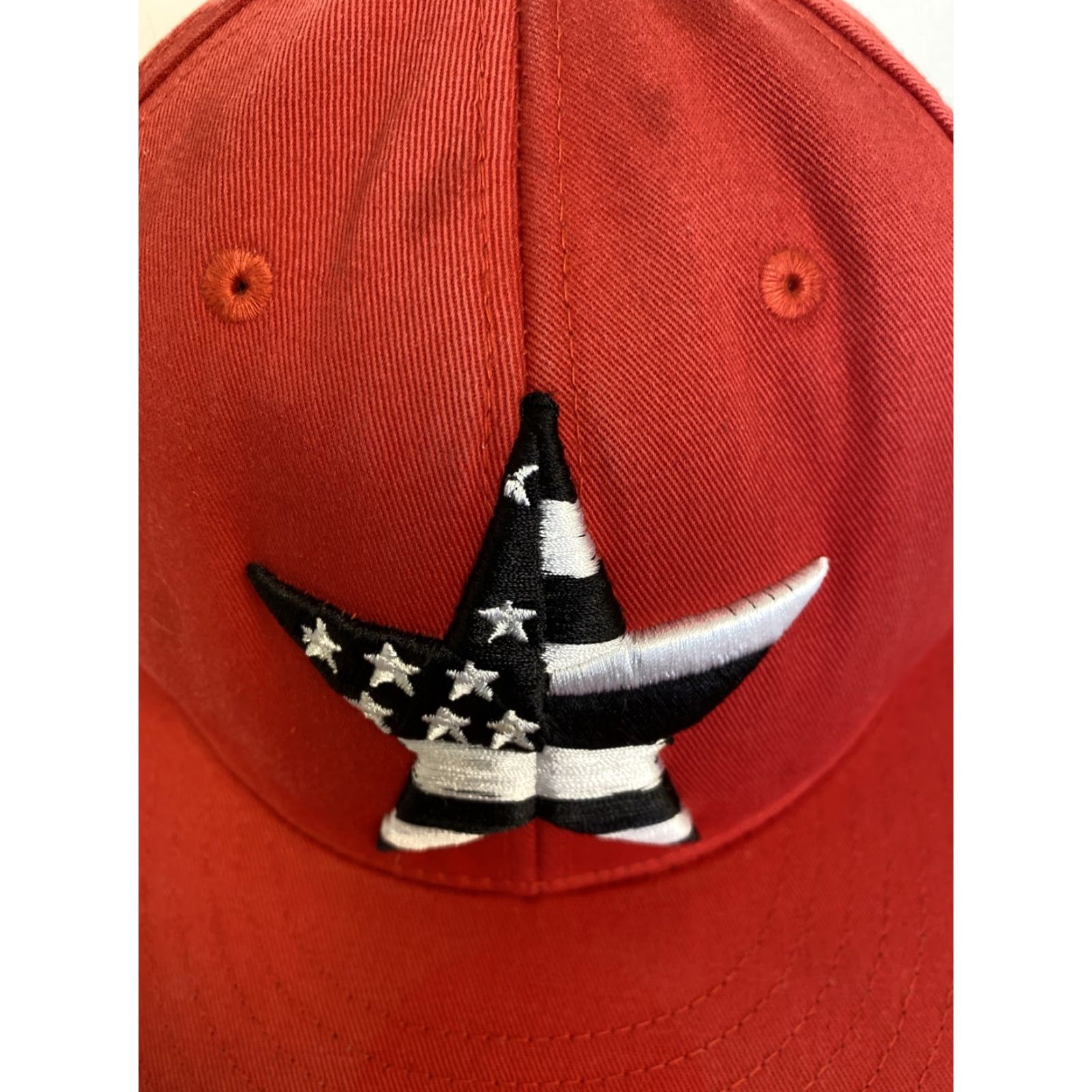 Carbon VINTAGE Carbon Element American Flag Snapback Hat Red Adjustable Golf Mens One Size Size ONE SIZE - 2 Thumbnail