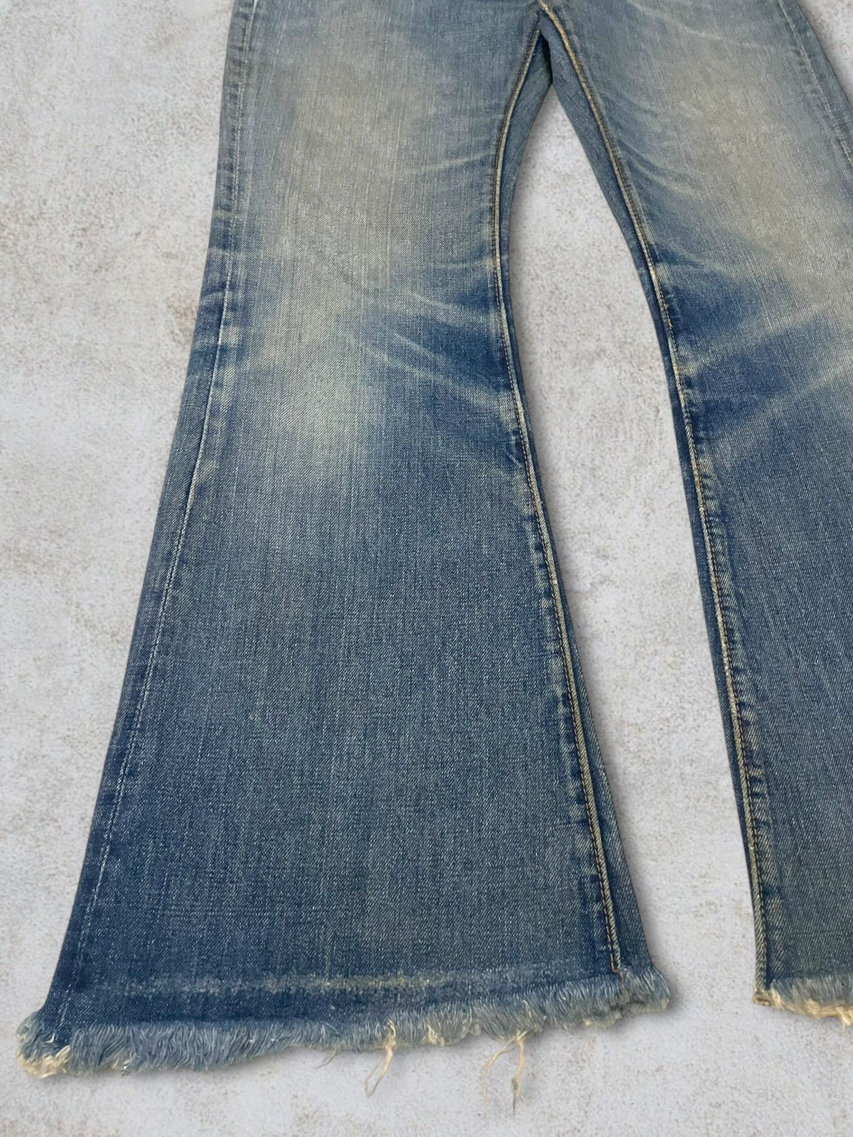 Edwin Rare Vintage 70s Edwin Talon Zip Bottom Bell Flare Bush Jean Size 30" / US 8 / IT 44 - 8 Thumbnail