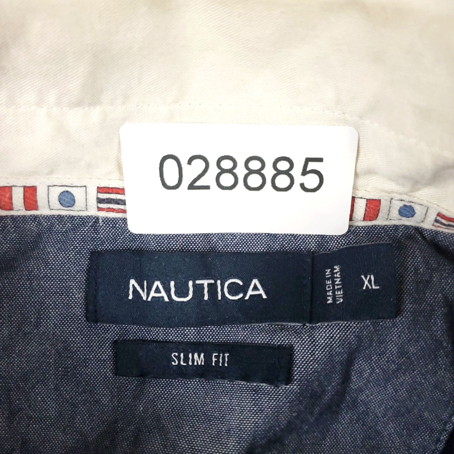 Nautica Nautica Polo Shirt Mens XL Colorblock Short Sleeve Collared Button Classic Casual Adult XL Red Blue Slim Fit Size US XL / EU 56 / 4 - 7 Thumbnail