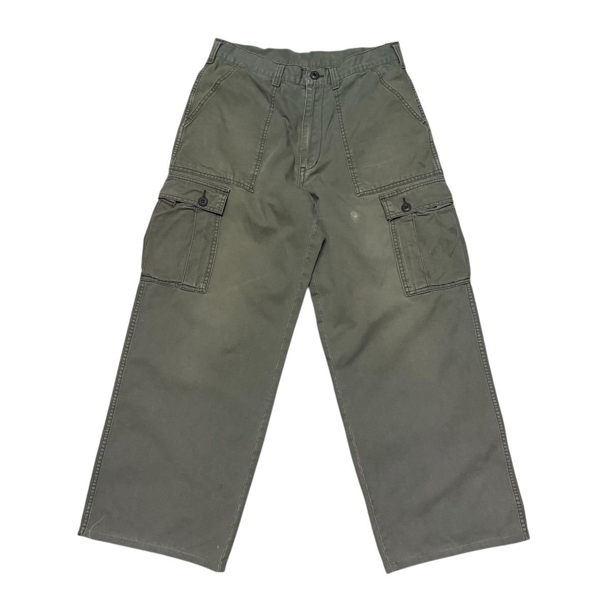 Schott Vintage Schott Military Army Cargo Pants Size US 31 - 1 Thumbnail
