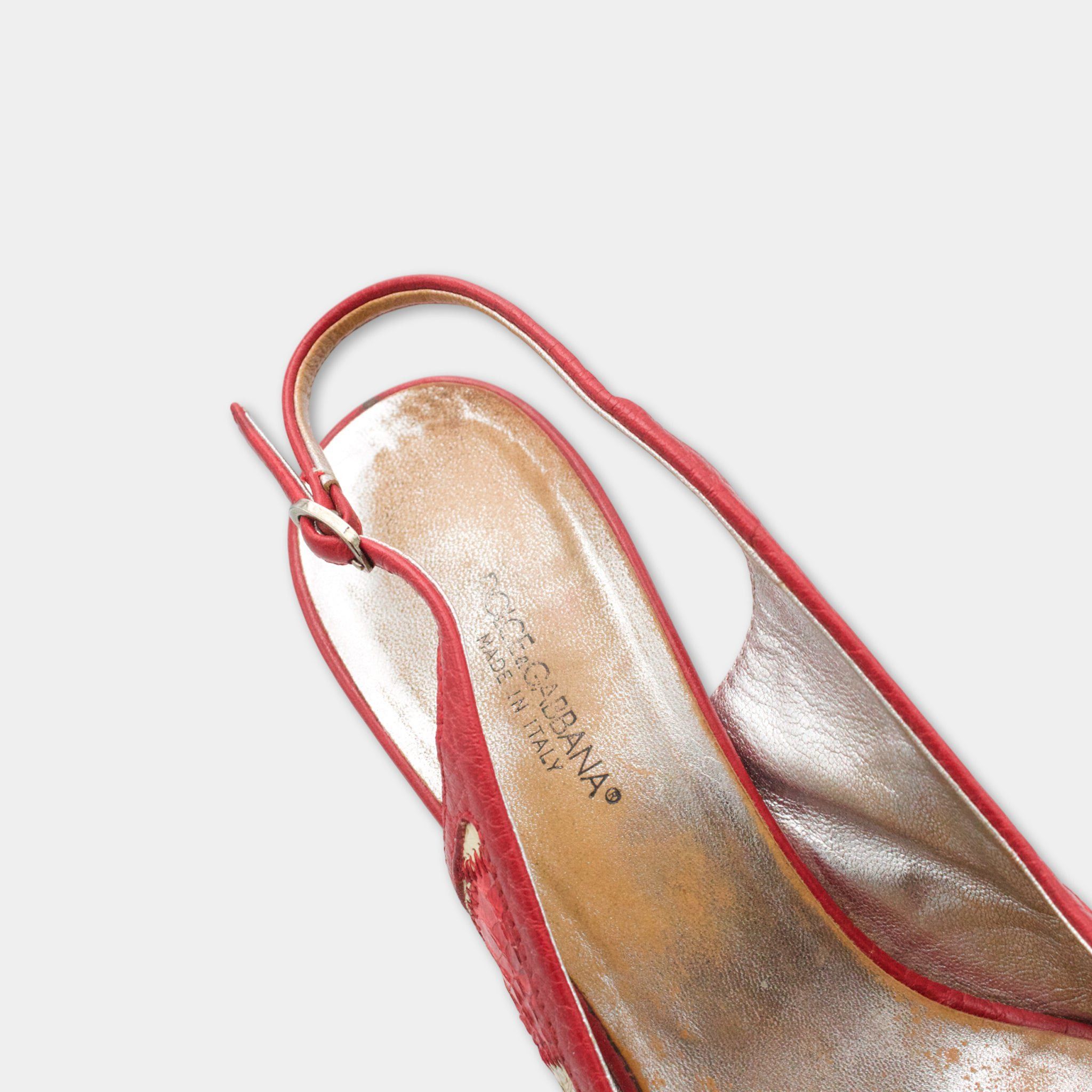 Dolce & Gabbana Dolce & Gabbana Checkered Heels Size US 8.5 / IT 38.5 - 4 Thumbnail