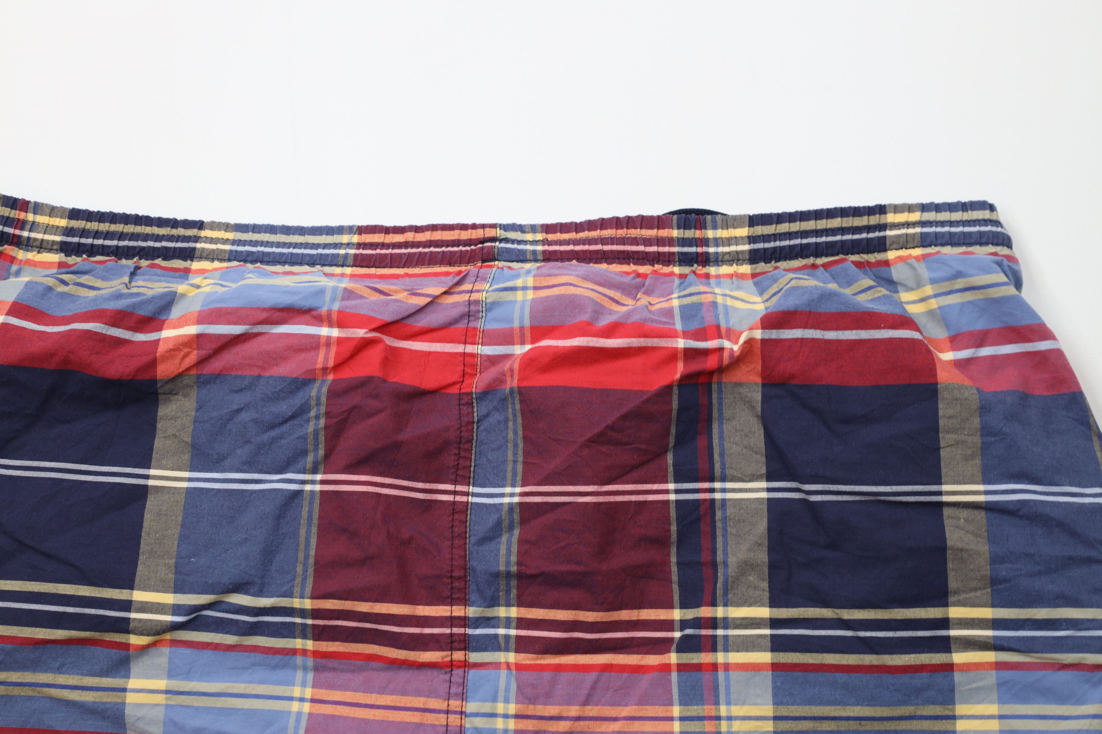 Nautica Vintage 90s Nautica Sailing Lined Above Knee Shorts Plaid Size US 34 / EU 50 - 9 Thumbnail