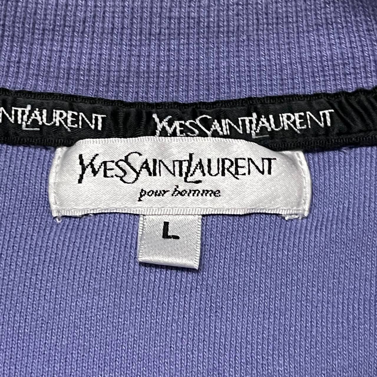 Yves Saint Laurent Vtg YSL Yves Saint Laurent Pour Homme Embroidered Crewneck Size US L / EU 52-54 / 3 - 8 Thumbnail