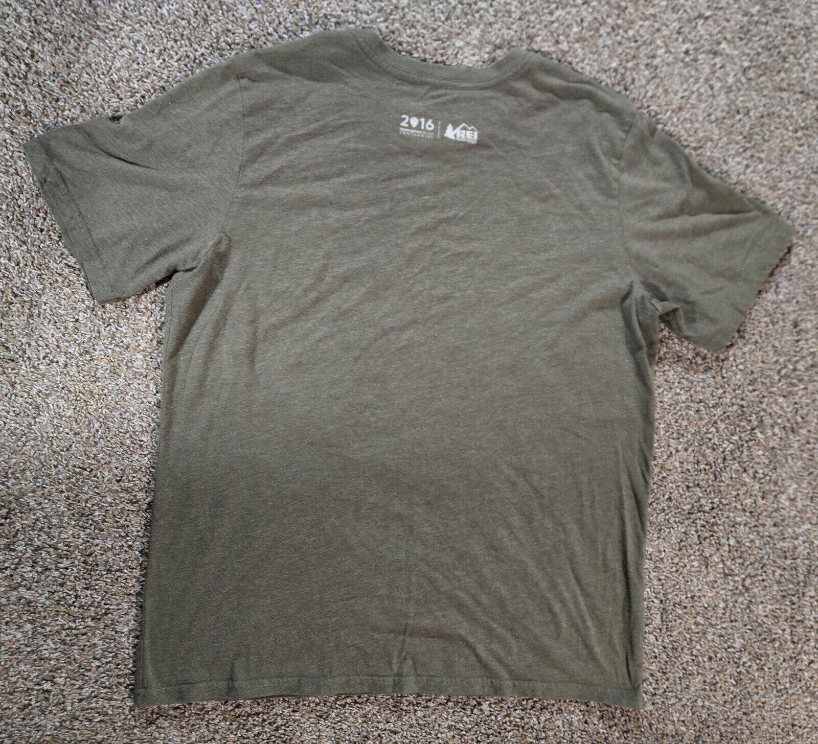 Rei Heather Green REI 2016 National Service Centennial TShirt L Size US L / EU 52-54 / 3 - 6 Thumbnail