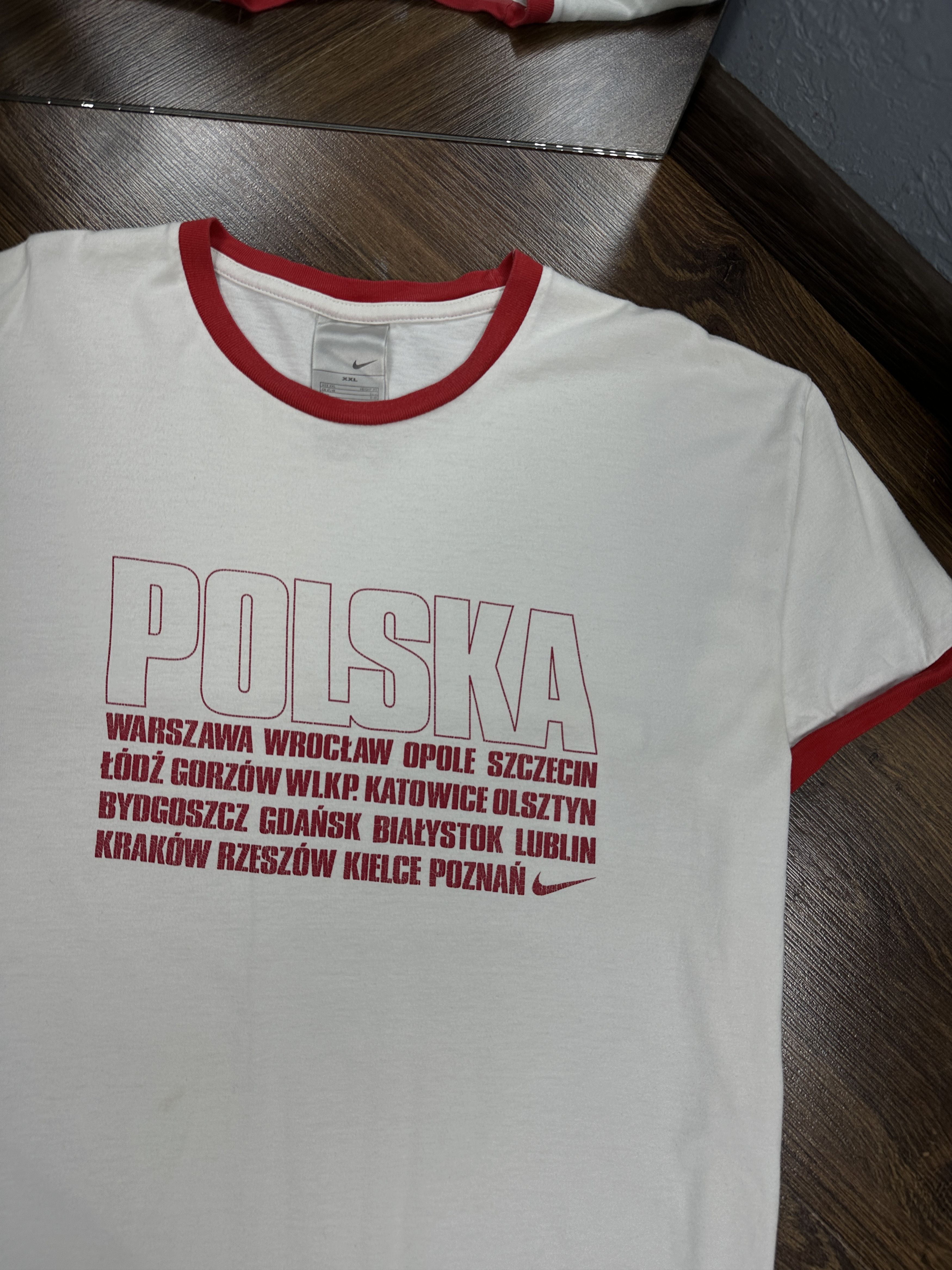 Nike × Vintage Nike Polska Vintage Mens T-Shirt Size US XXL / EU 58 / 5 - 2 Thumbnail