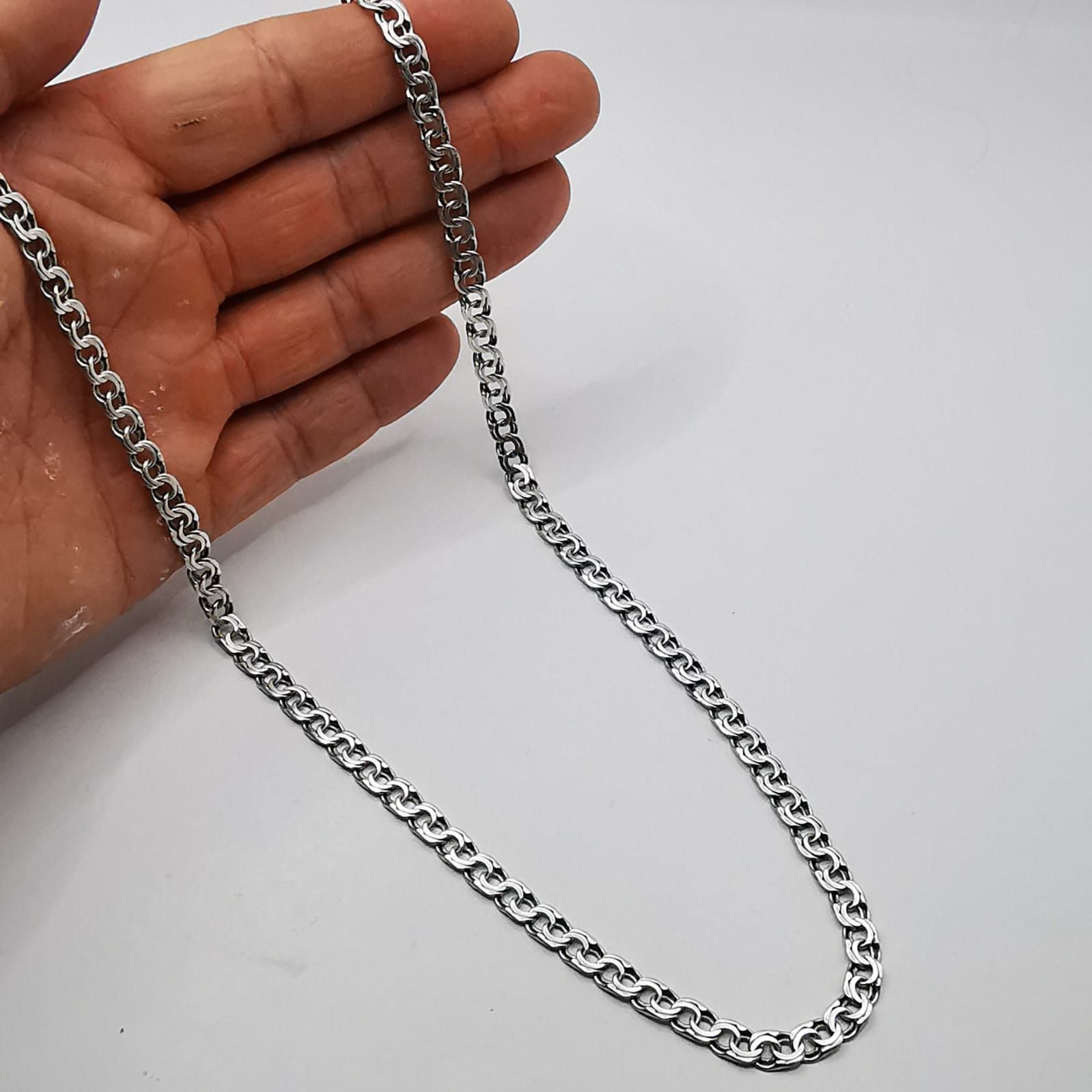 Vintage Vintage Jewelry Chain, 925 Sterling Silver, Signed 24.11g Size ONE SIZE - 4 Thumbnail