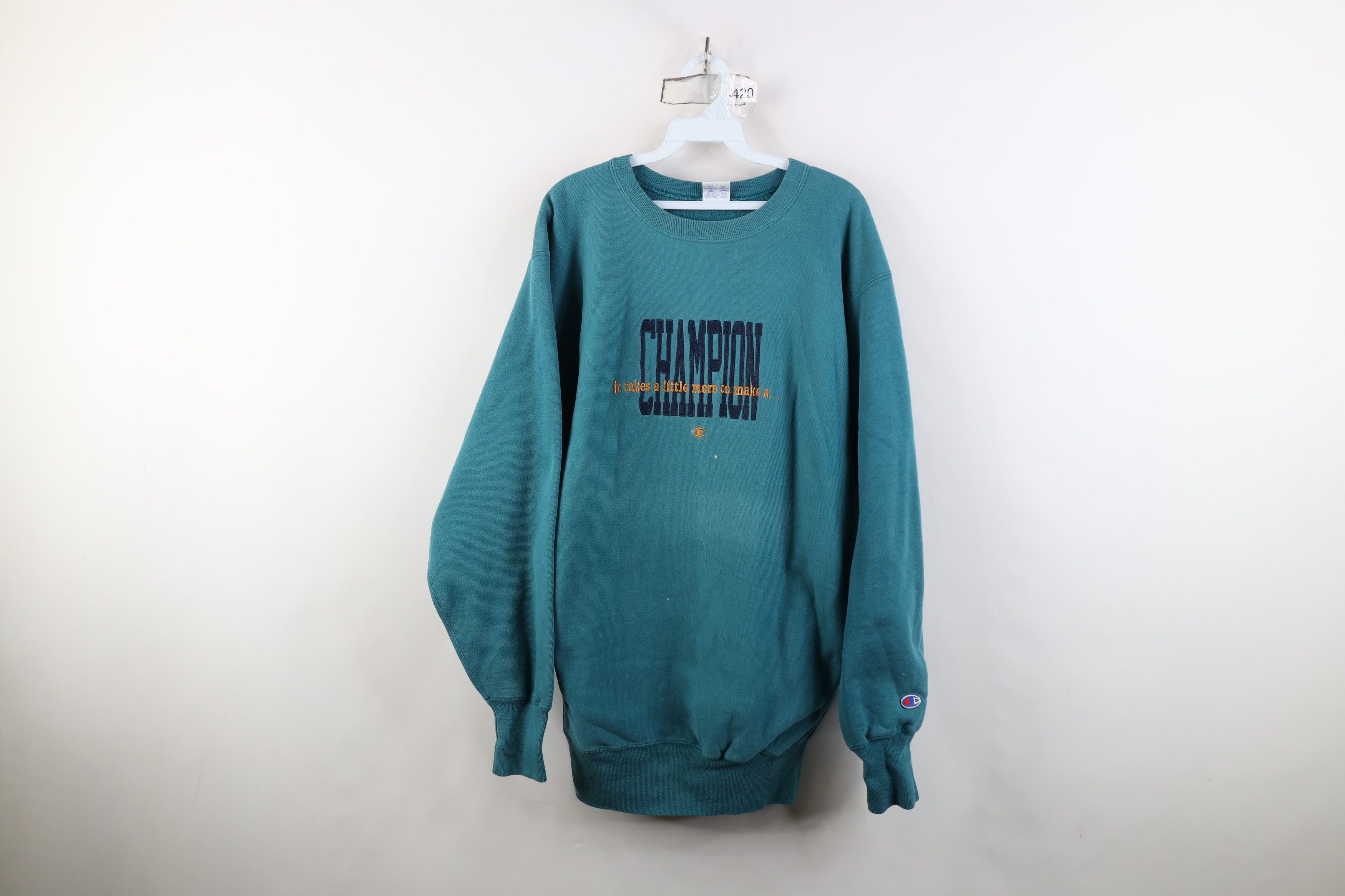 Champion Vintage 80s 90s Champion Reverse Weave Spell Sweatshirt USA Size US XXL / EU 58 / 5 - 1 Thumbnail