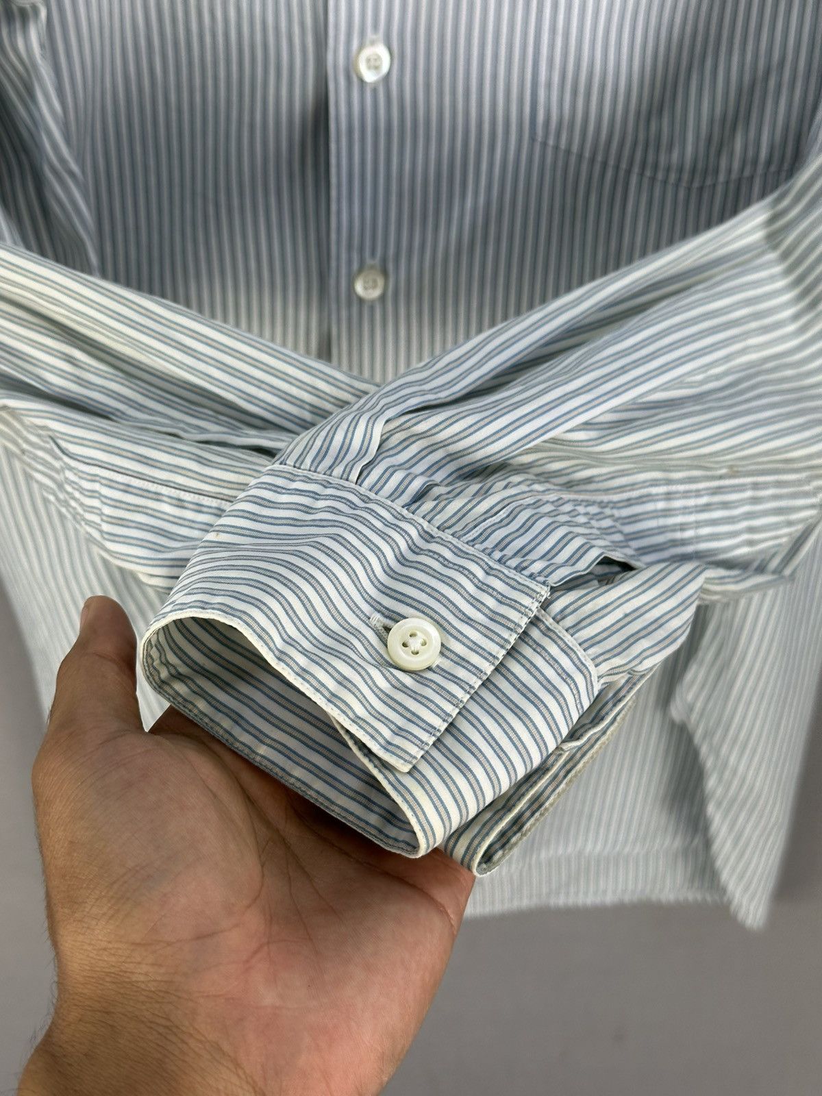 Margaret Howell Margaret Howell MHL Stripes Flannel Shirt Size US M / EU 48-50 / 2 - 10 Thumbnail