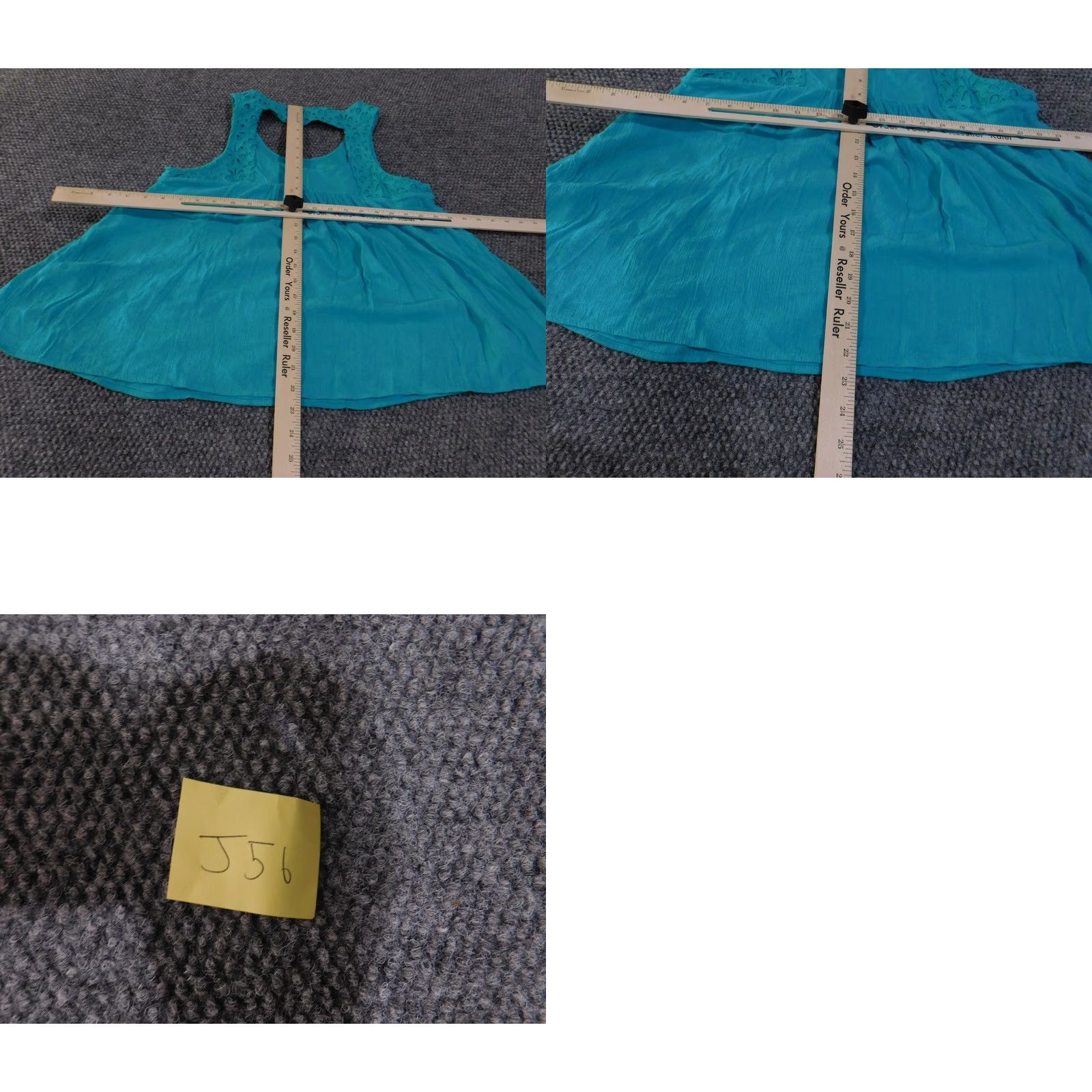 Vintage Crown & Ivy Tank Top Womens Small Blue Embroidered Lace Yoke Boho Flowy Summer Size S / US 4 / IT 40 - 9 Thumbnail