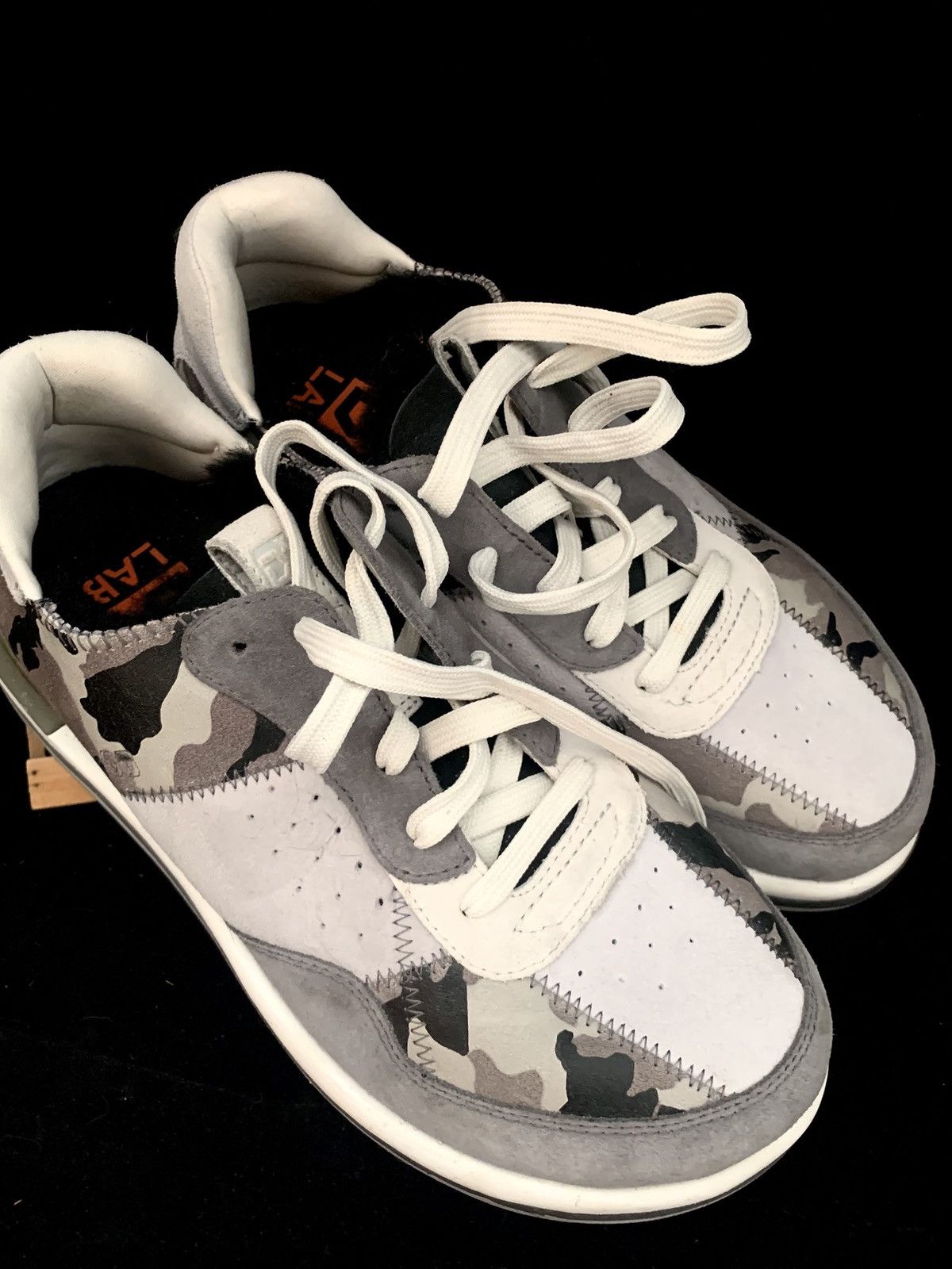 Deckers X-Lab KO-Z Sport Gray Camo Fur Line Suede Shoes