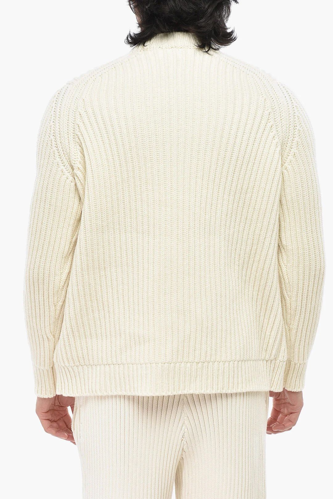 Off-White og1mm0526 Cotton Blend Sweater in White Size US XL / EU 56 / 4 - 3 Thumbnail