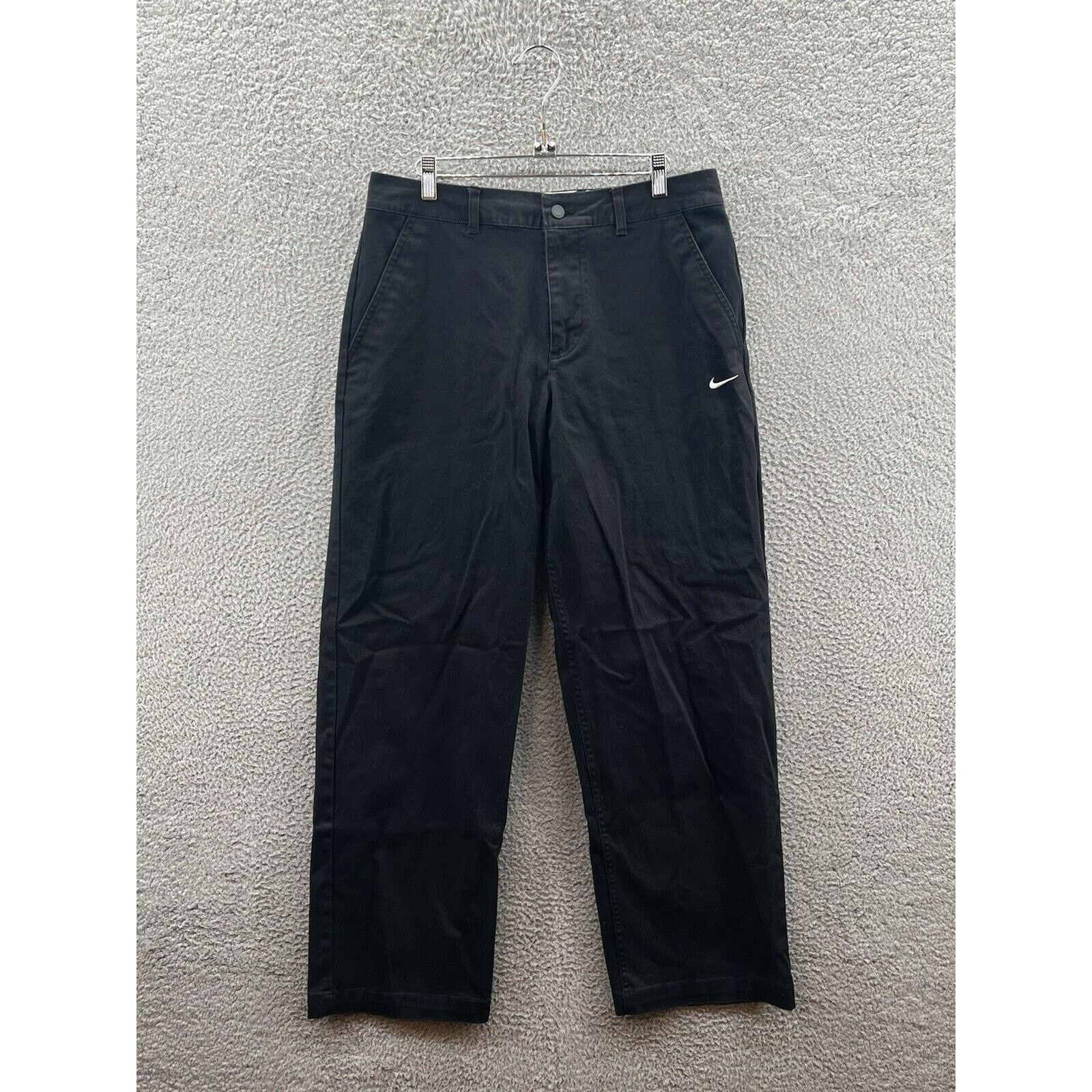 Nike Nike Life El Chino Pants Woven Baggy FD0405-010 Black Men's Size US 32 / EU 48 - 1 Thumbnail