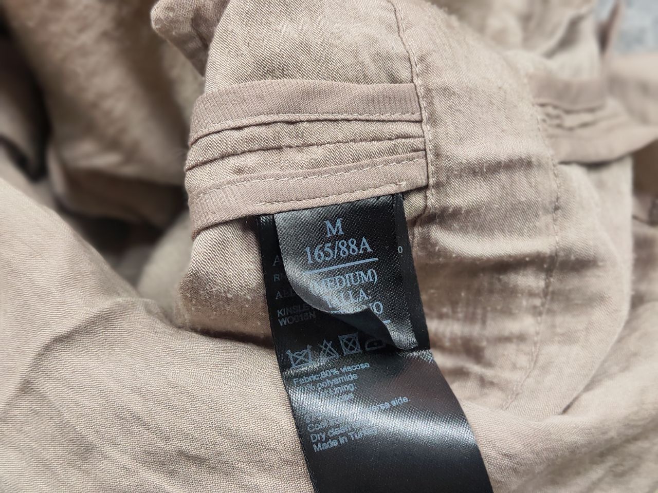 Allsaints All Saints Kinsley Parka Hooded Zip Up Tan Jacket Coat Size M / US 6-8 / IT 42-44 - 18 Thumbnail