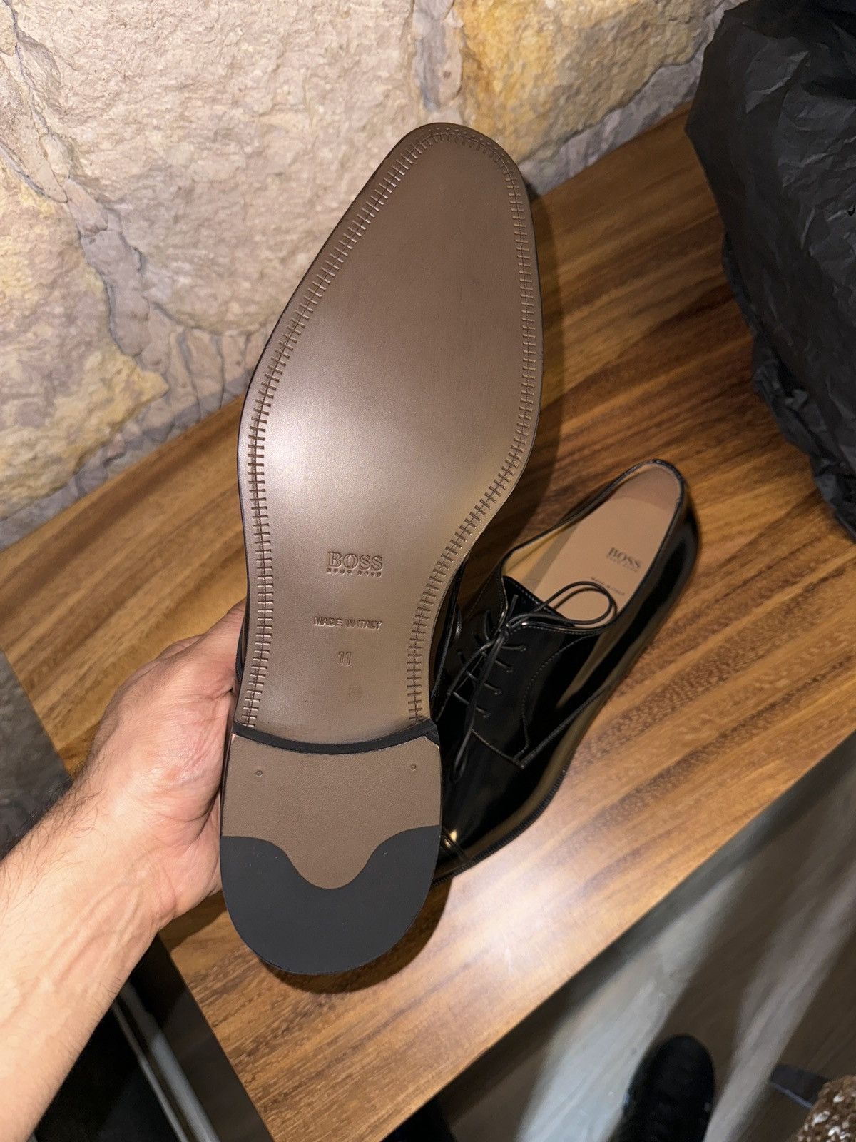 Hugo Boss BOSS DRESS SHOE Size US 12 / EU 45 - 6 Thumbnail