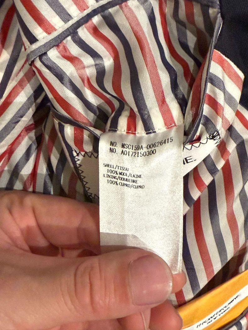 Thom Browne Thom Browne size1 Dark blue gold buttoned suit Size 36R - 5 Thumbnail