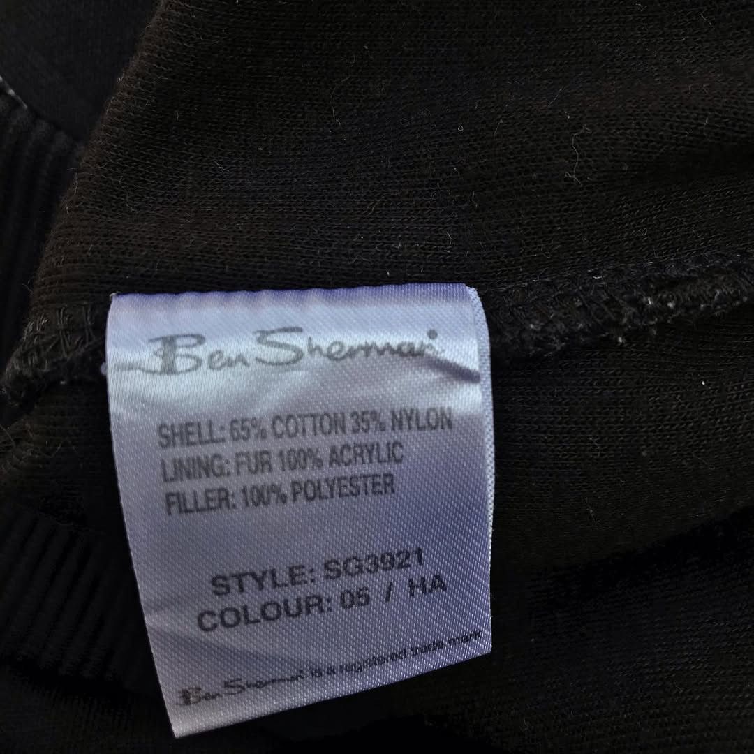 Ben Sherman × Other UK × Vintage Ben Sherman black Tracktop biker Racer jacket Black small Size US S / EU 44-46 / 1 - 6 Thumbnail