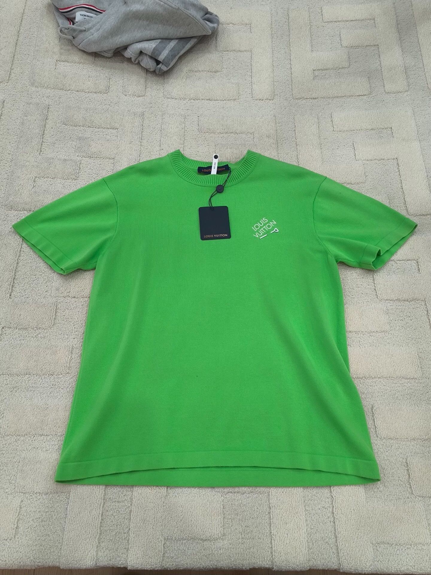 Louis Vuitton Louis Vuitton Knit Green Sweater m Men Size US M / EU 48-50 / 2 - 1 Thumbnail