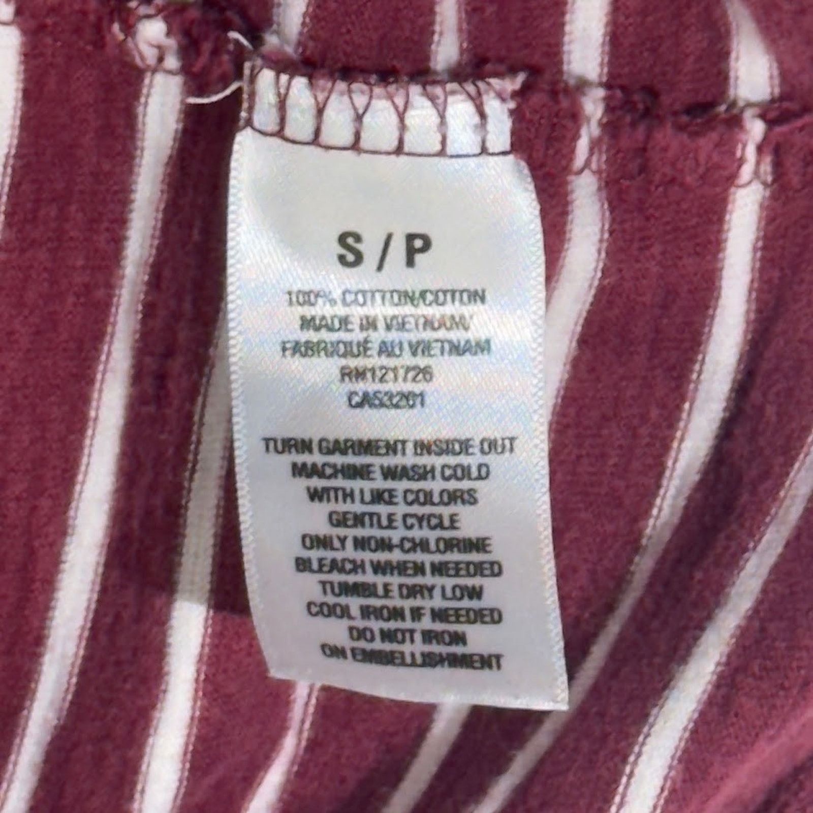 Aeropostale Aeropostale Men's T-Shirt Size Small Red White Short Sleeve Size US S / EU 44-46 / 1 - 7 Thumbnail