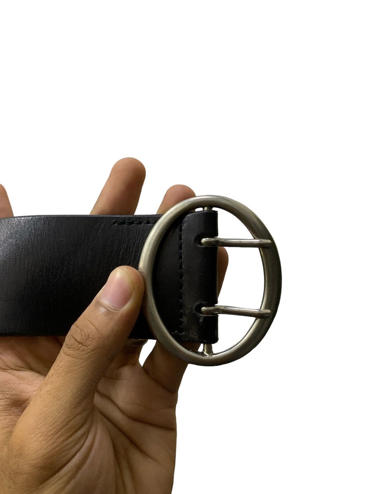 Yohji Yamamoto Y’s Yohji Yamamoto Studded Kenya Leather Belt Size ONE SIZE - 11 Thumbnail