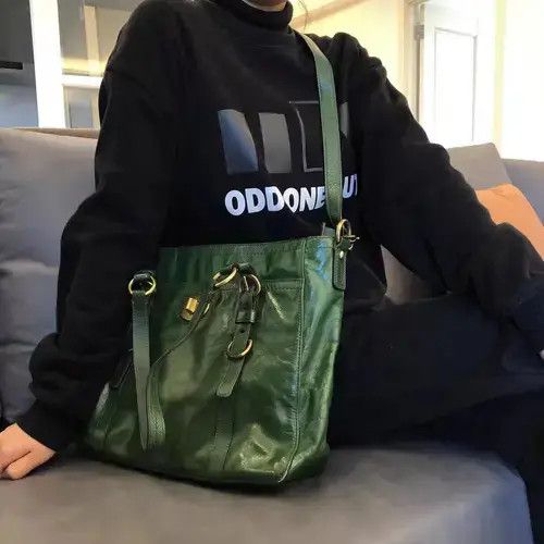 Designer × Japanese Brand Retro y2k versatile shoulder bag for women green Size ONE SIZE - 3 Thumbnail
