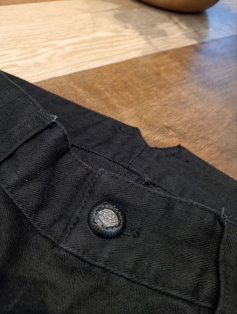 Japanese Brand CUSTOM CULTURE JAPAN BLACK ZIPPER PANTS Size US 32 / EU 48 - 5 Thumbnail