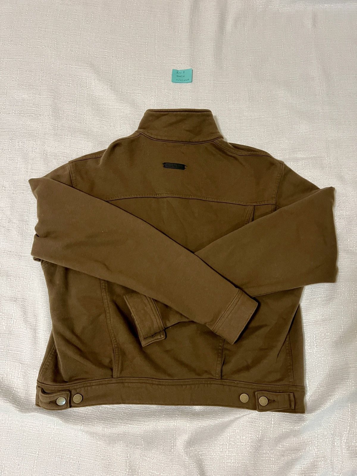 Fear of God FEAR OF GOD Fleece-Back Cotton-Jersey Trucker Jacket Size US S / EU 44-46 / 1 - 13 Thumbnail