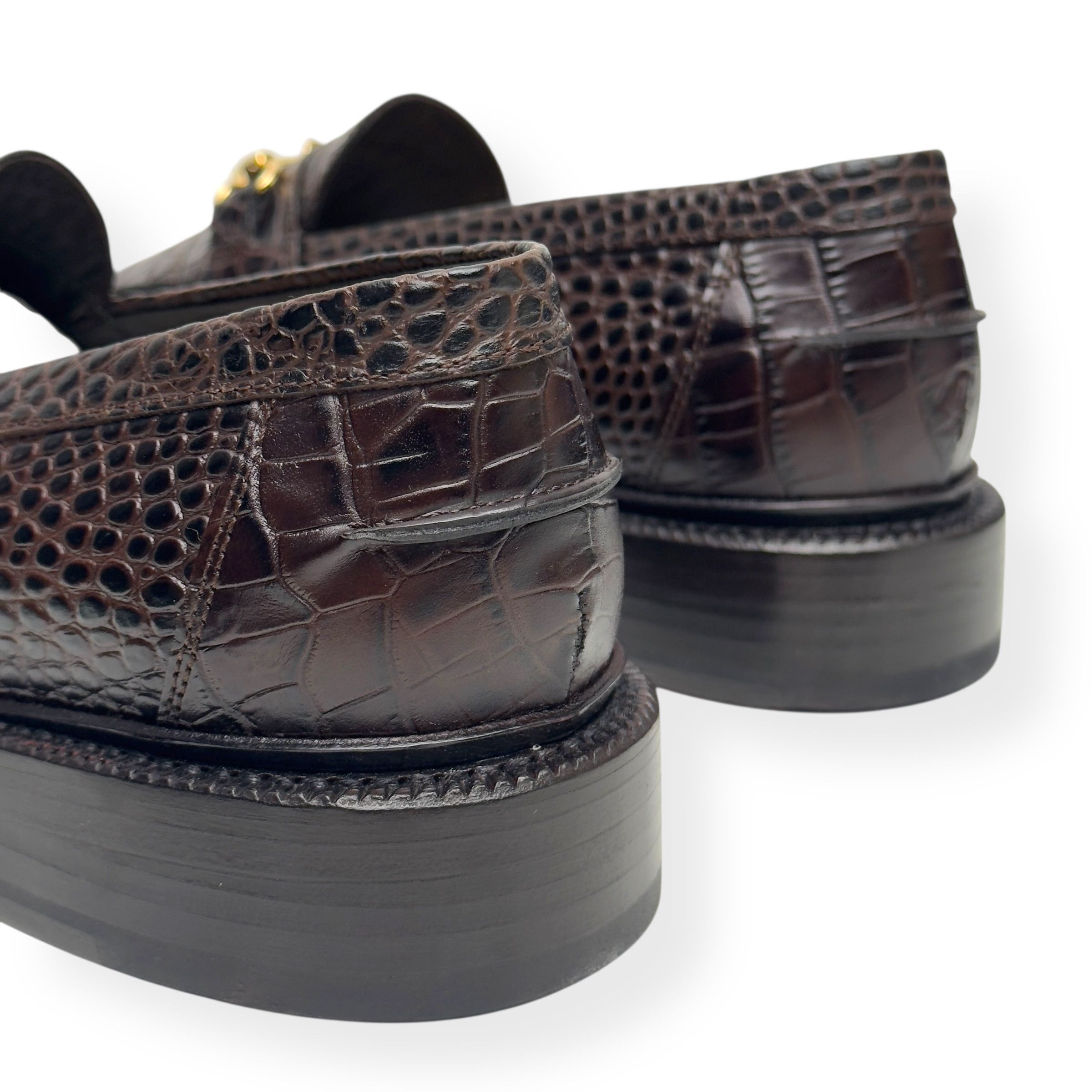 Blackstock & Weber BLACKSTOCK & WEBER THE MASON HORSE BIT LOAFER WALNUT US6 Size US 6 / EU 39 - 7 Thumbnail