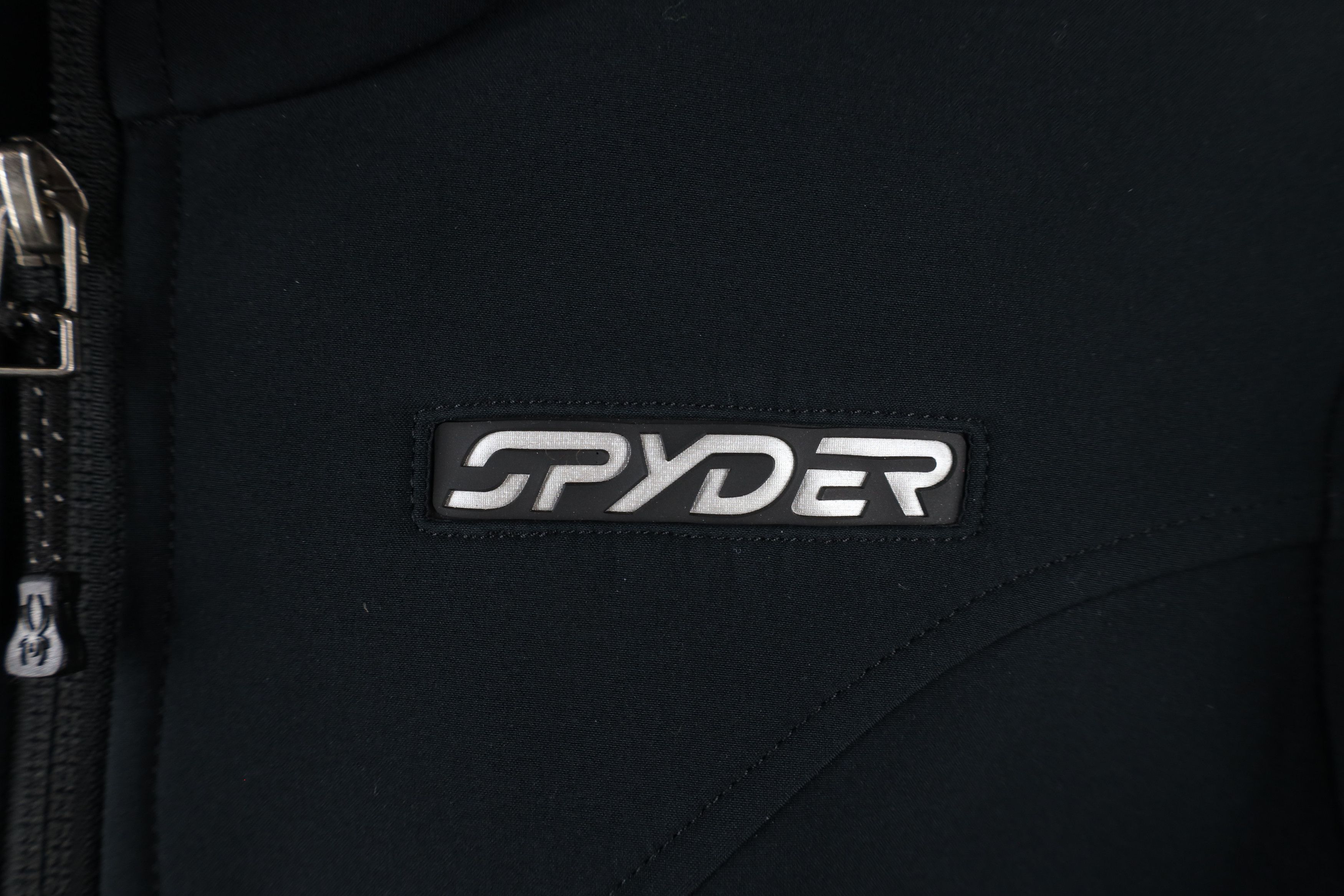 Spyder × Vintage Vintage Spyder XT.L Lined Soft Shell Full Zip Jacket Black Size M / US 6-8 / IT 42-44 - 4 Thumbnail