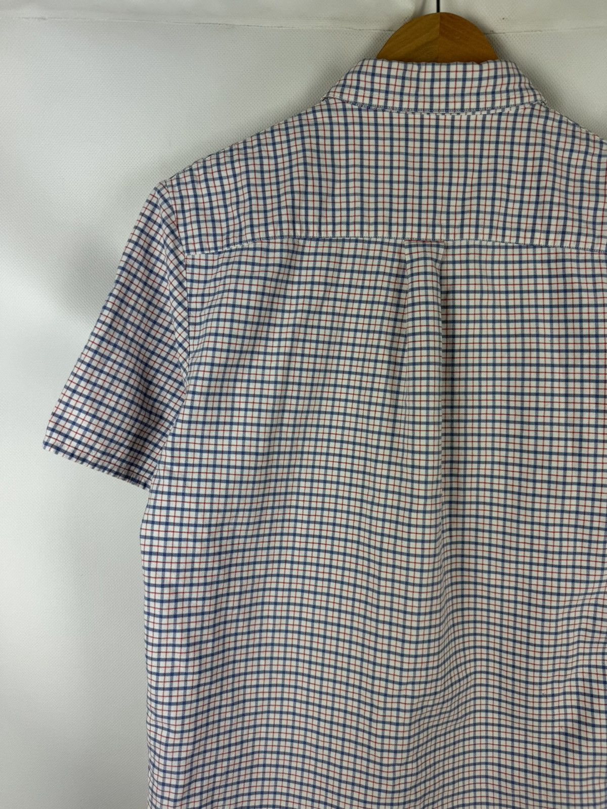 A.P.C. A.P.C. Short Sleeve Cotton Plaid Button Up Classic Shirt Size US S / EU 44-46 / 1 - 17 Thumbnail