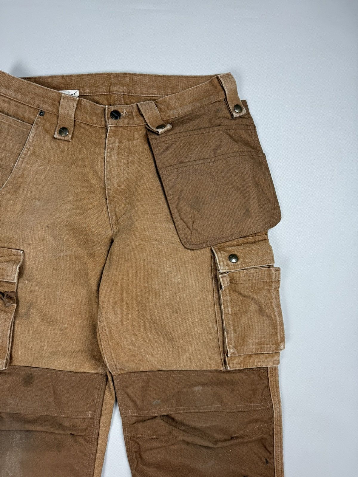 Carhartt Carhartt Canvas Workwear Double Knee Cargo Pants Trousers Size US 30 / EU 46 - 7 Thumbnail