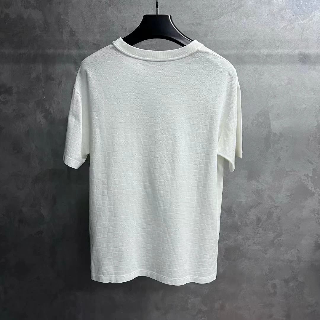 Louis Vuitton louis vuitton white embroidered short sleeve t-shirt Size US L / EU 52-54 / 3 - 5 Thumbnail