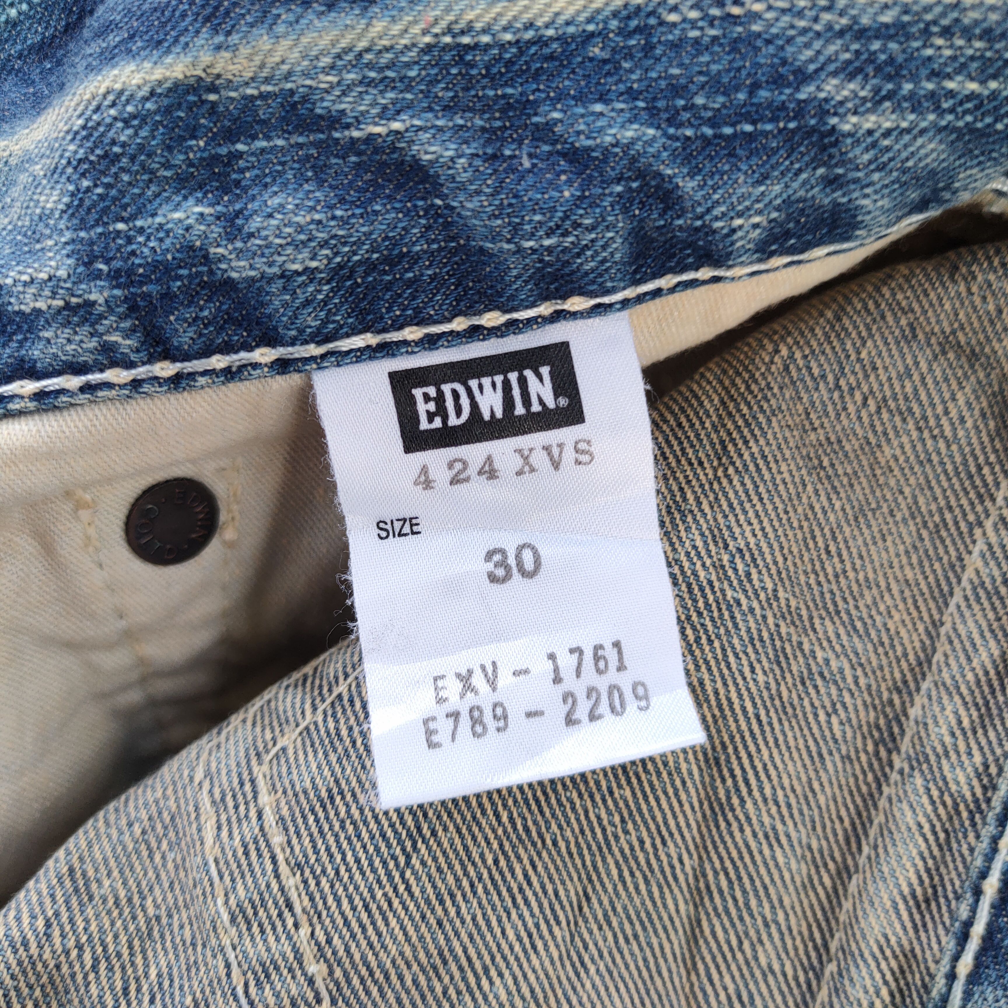 Edwin W32 VINTAGE EDWIN XV FADED JEANS DENIM PANTS Size US 32 / EU 48 - 16 Thumbnail