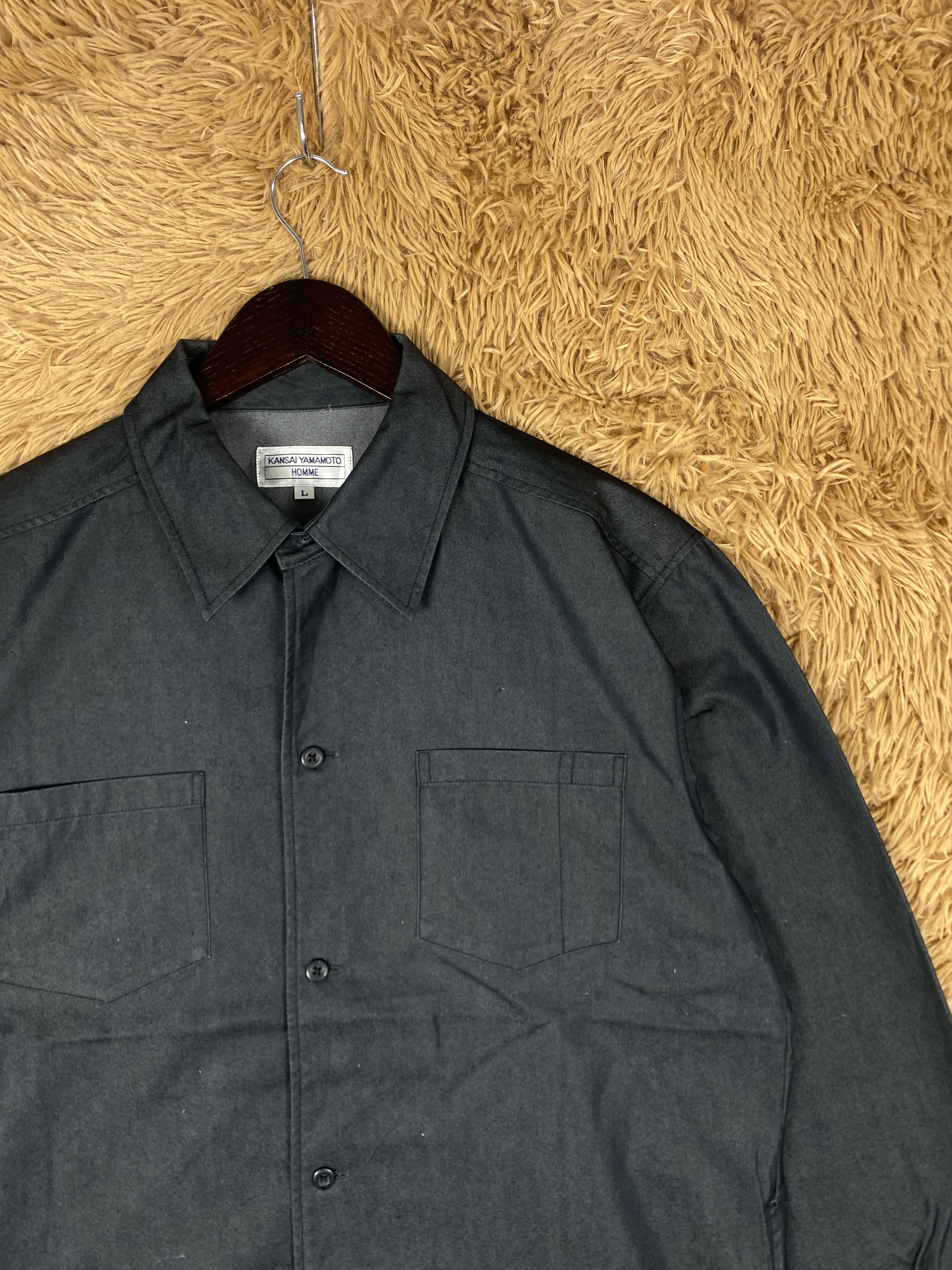 Kansai Yamamoto Vintage Kansai Yamamoto Homme Jacket DJ1057 Size US L / EU 52-54 / 3 - 3 Thumbnail