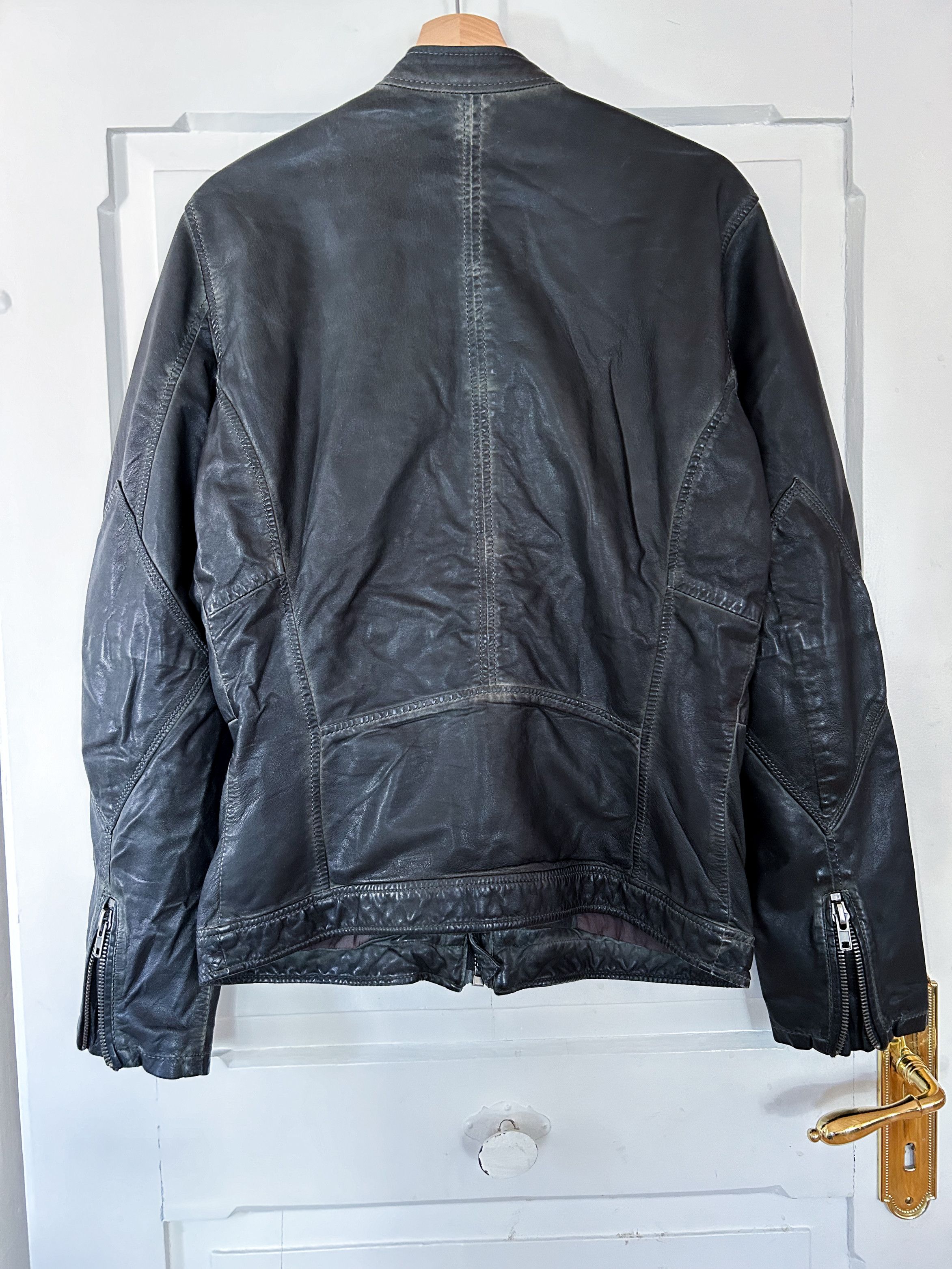 Diesel Vintage Diesel Leather Jacket Size US M / EU 48-50 / 2 - 2 Thumbnail