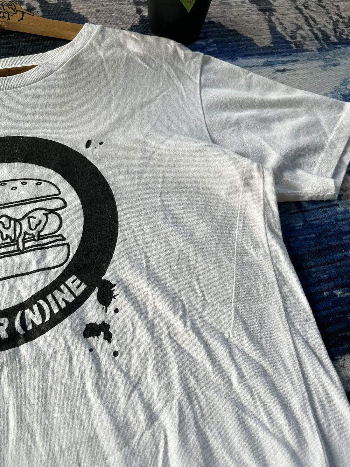 Japanese Brand × Number (N)ine Number (Nine) Burger Big Logo Tee Japan Size US L / EU 52-54 / 3 - 4 Thumbnail