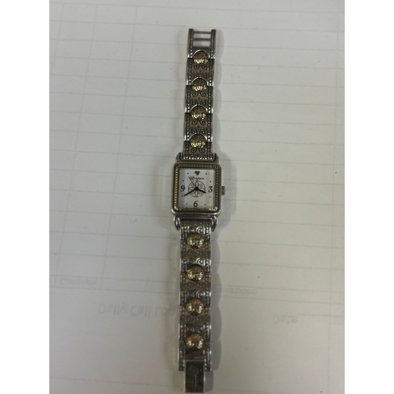 Brighton Brighton 2-Tone Square Face Women’s Watch! New Battery! Size ONE SIZE - 5 Thumbnail