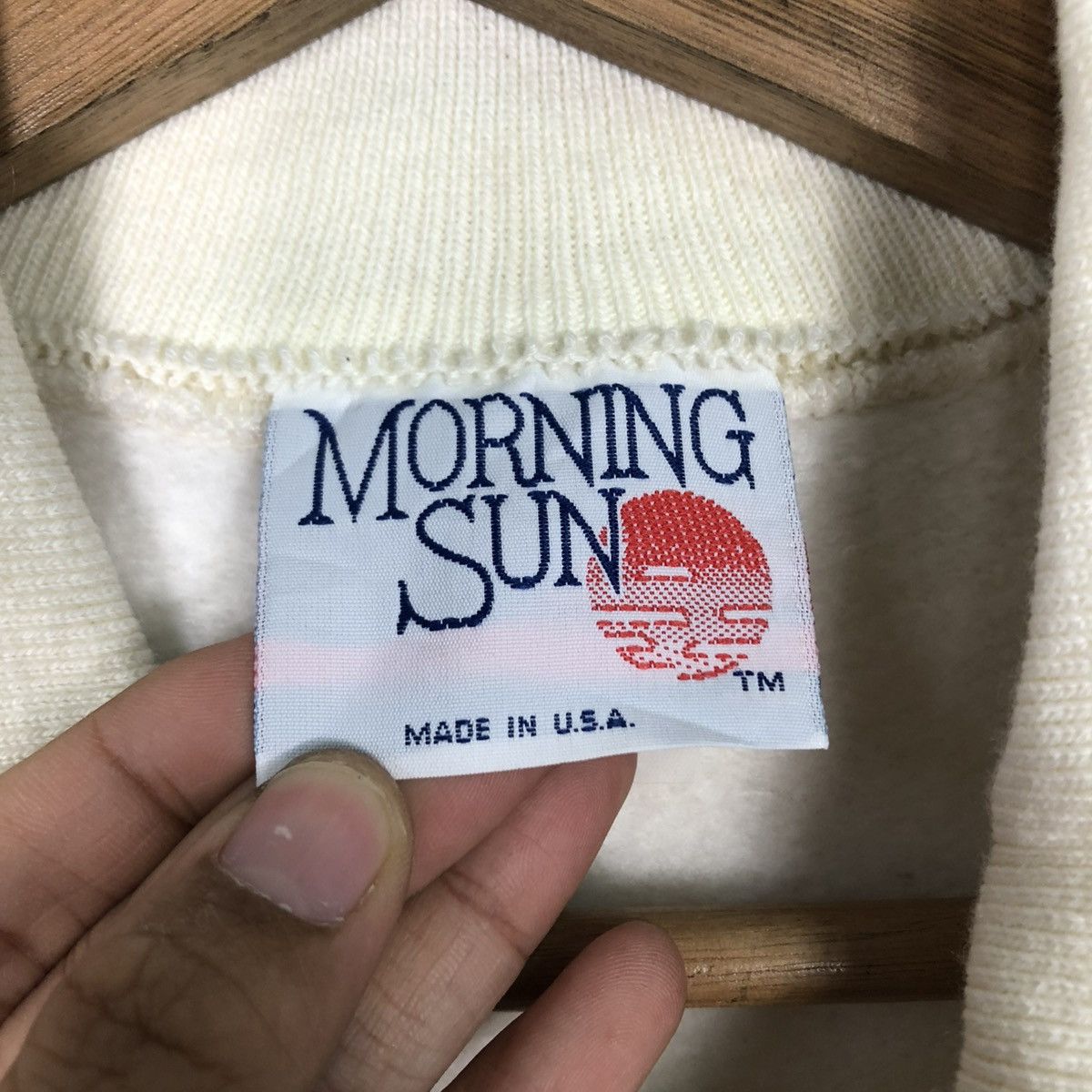 Vintage 🔥VINTAGE COLLEGE SWEATSHIRT COLLAR MORNING SUN USA GOLF Size US M / EU 48-50 / 2 - 15 Thumbnail