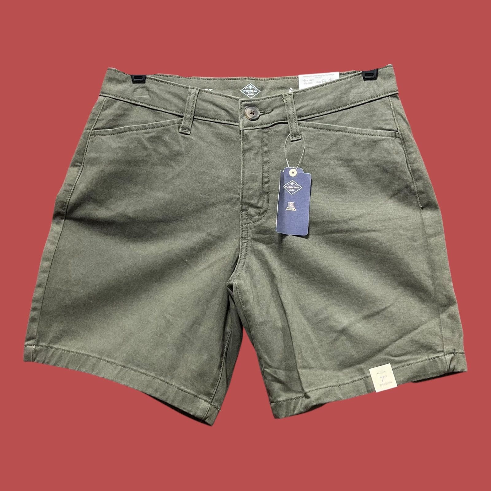 Other St. John's Bay - Women's Mid-Rise Secretly Slender 7" Inseam Size 26" / US 2 / IT 38 - 1 Thumbnail