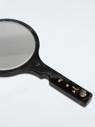 Off-White o1mle0425 Size: OS / Meteor Hand Mirror in Dark Havana Gold Size ONE SIZE - 2 Thumbnail