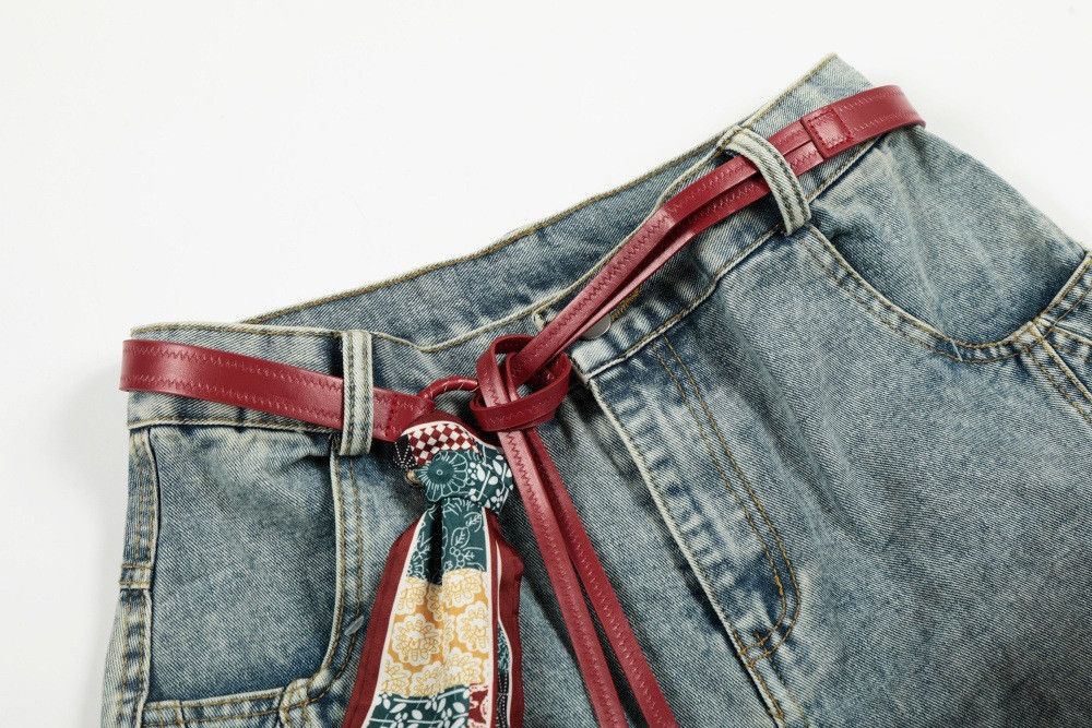 Vintage Men's vintage-style loose-fitting curved-leg jeans Size US 32 / EU 48 - 3 Thumbnail