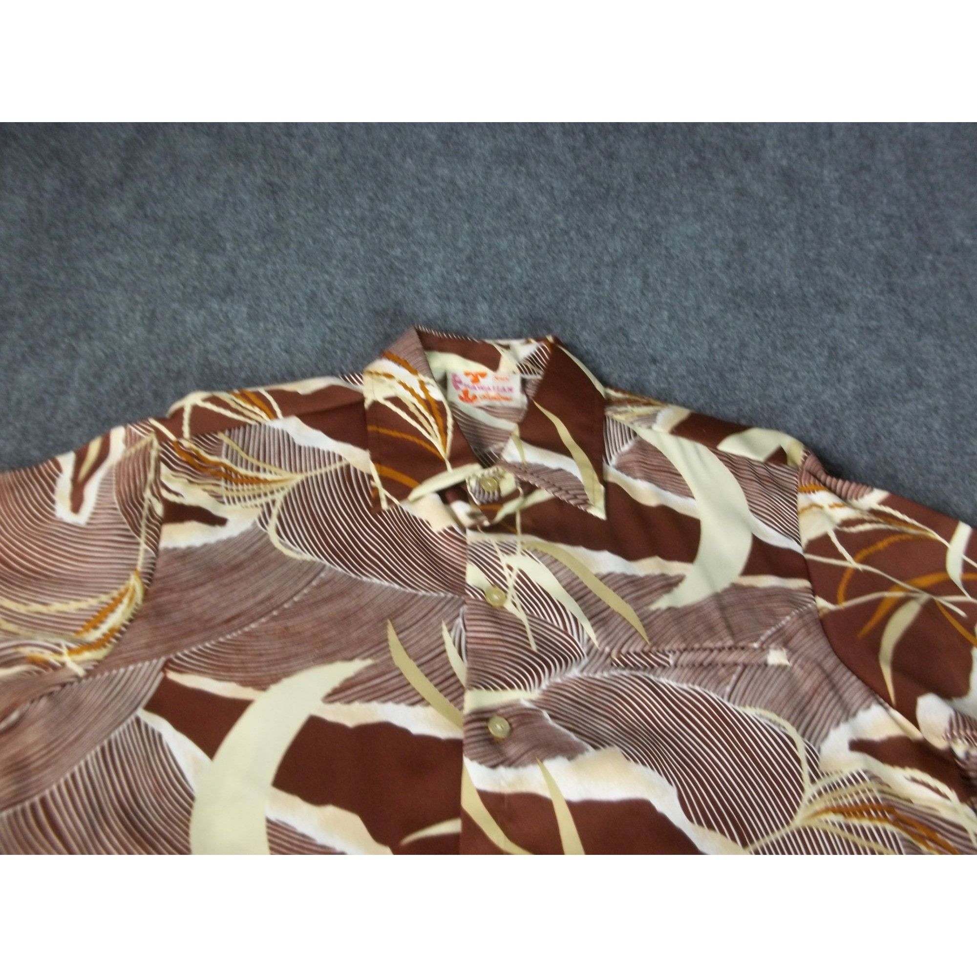 Sears Vintage Sears Hawaiian Fashion Button Up Shirt Men Sz L Abst Size US L / EU 52-54 / 3 - 2 Thumbnail