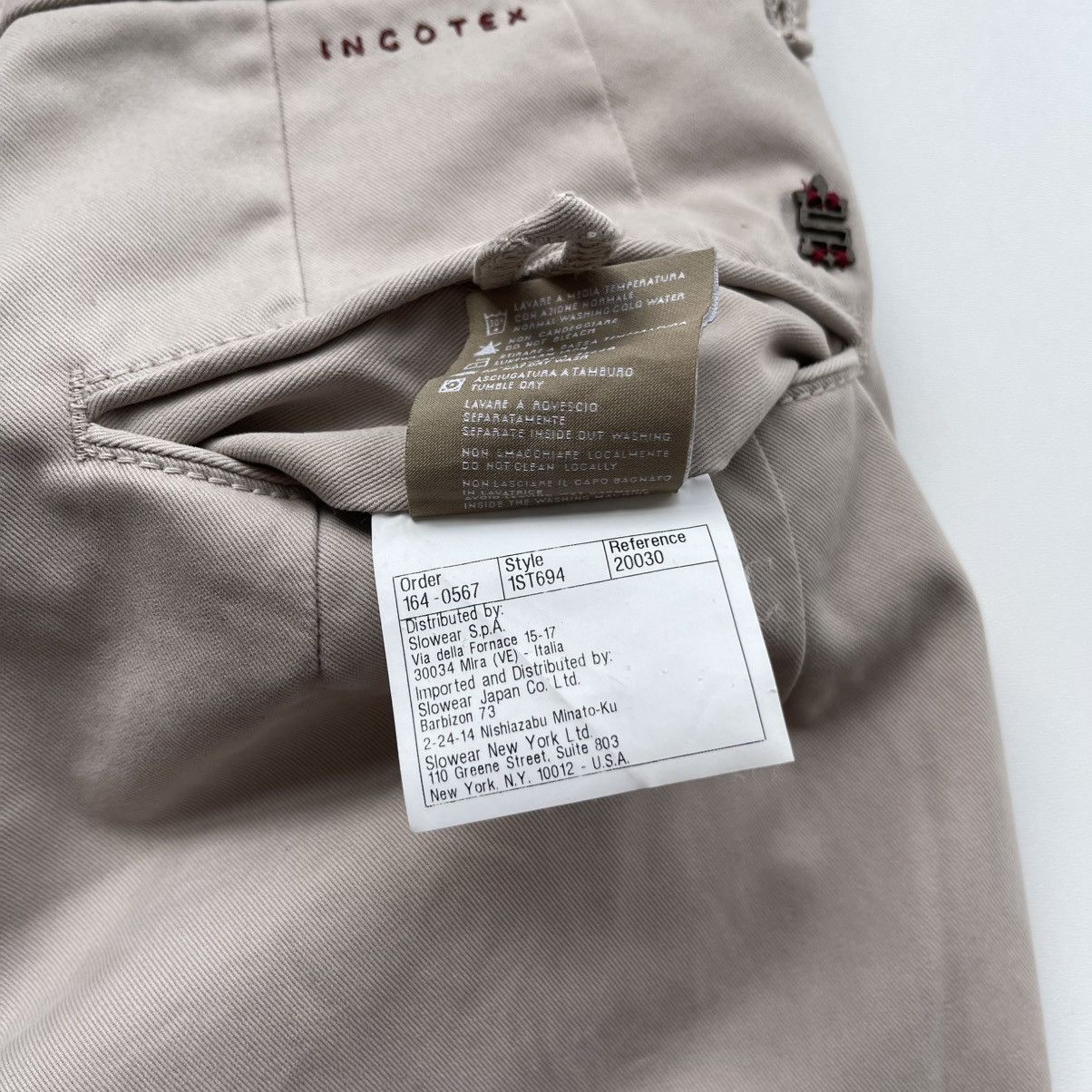 Incotex Incotex SLA CKS Slim Fit Chino Pants Beige Size US 30 / EU 46 - 9 Thumbnail