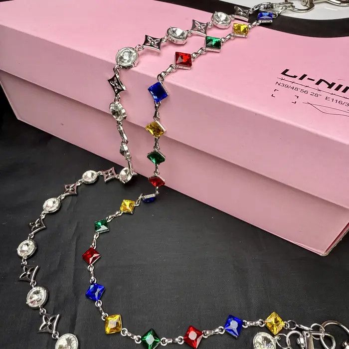 Jewelry Delicate Color 2 Layer Wallet Waist Pants Chain Size ONE SIZE - 2 Thumbnail