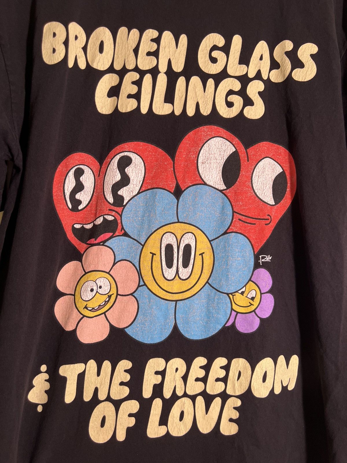 Vintage Cherry Mountain Arts Broken Glass Ceilings Designer T Shirt Size US M / EU 48-50 / 2 - 2 Thumbnail