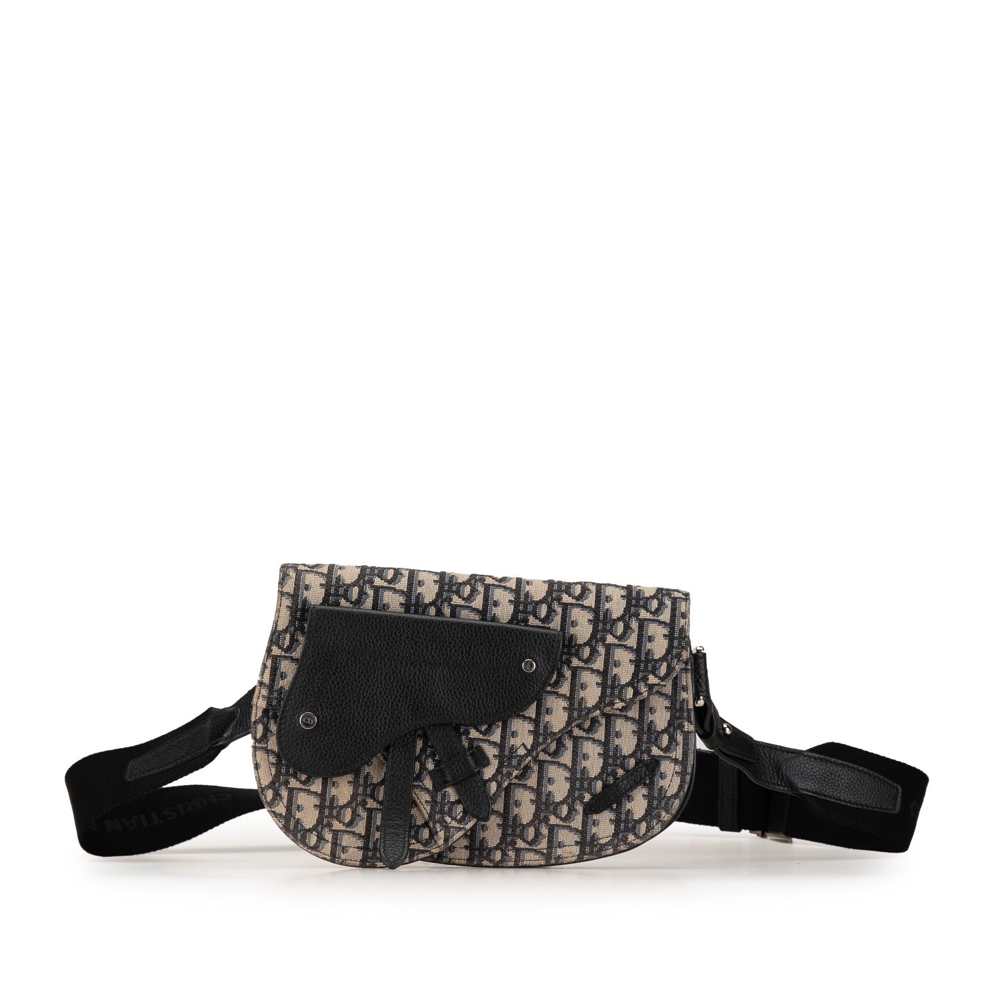 Dior Dior Oblique Canvas Saddle Messenger Bag Brown Size ONE SIZE - 1 Thumbnail
